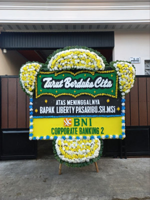Papan Bunga Duka di Tabukan Tengah