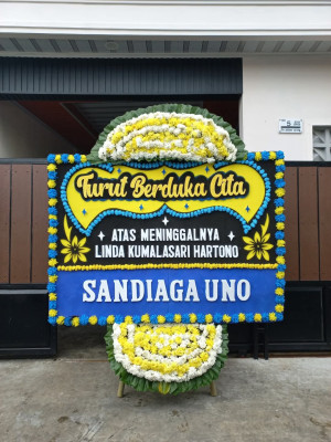 Papan Bunga Duka di Tabukan Tengah