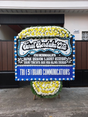 Papan Bunga Duka di Tabukan Tengah